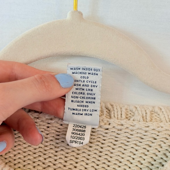 GAP Pastel Multicolor Striped Cotton Knit Cozy Sweater Size M - Picture 4 of 7